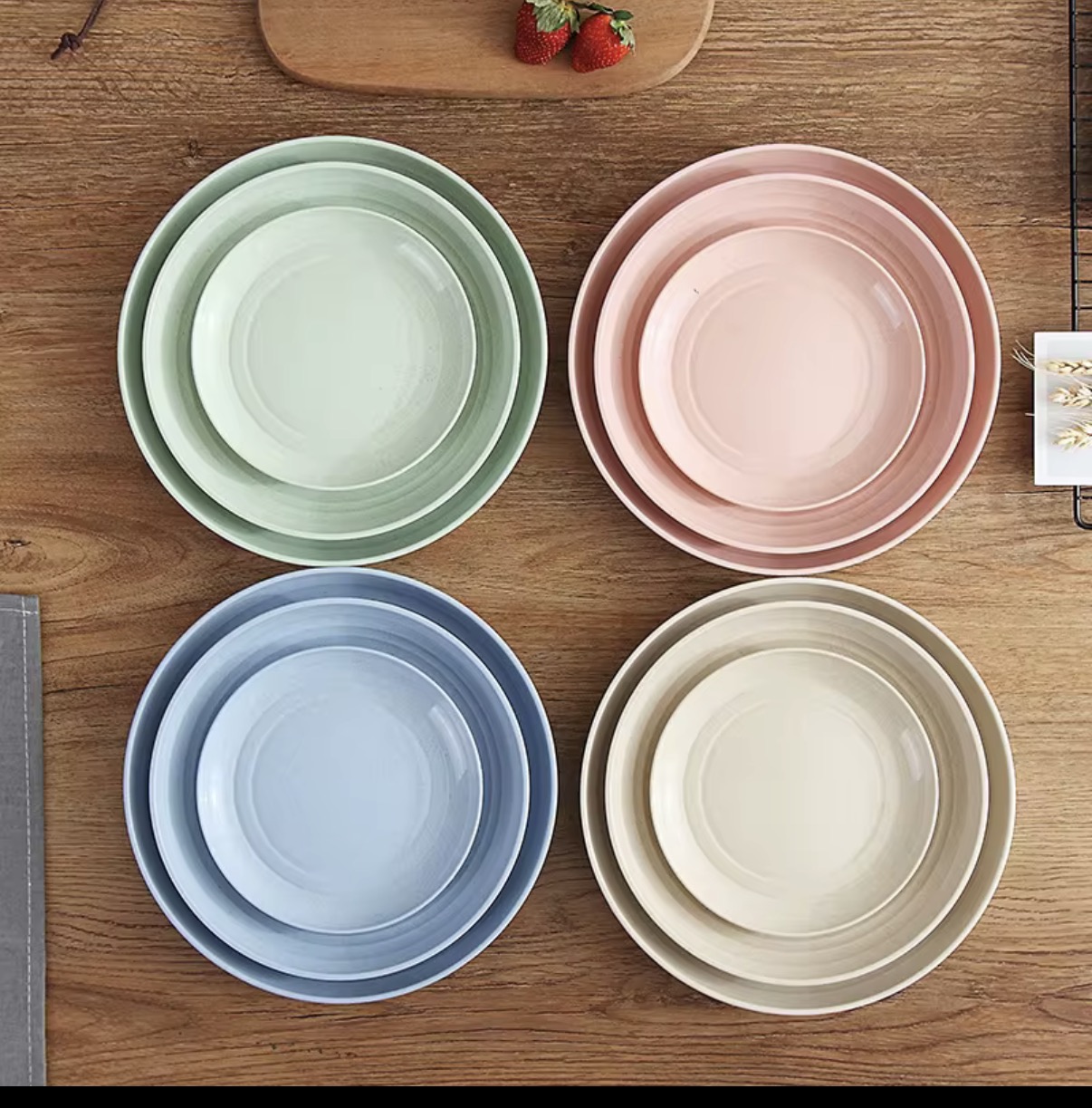 Set de Platos Pastel