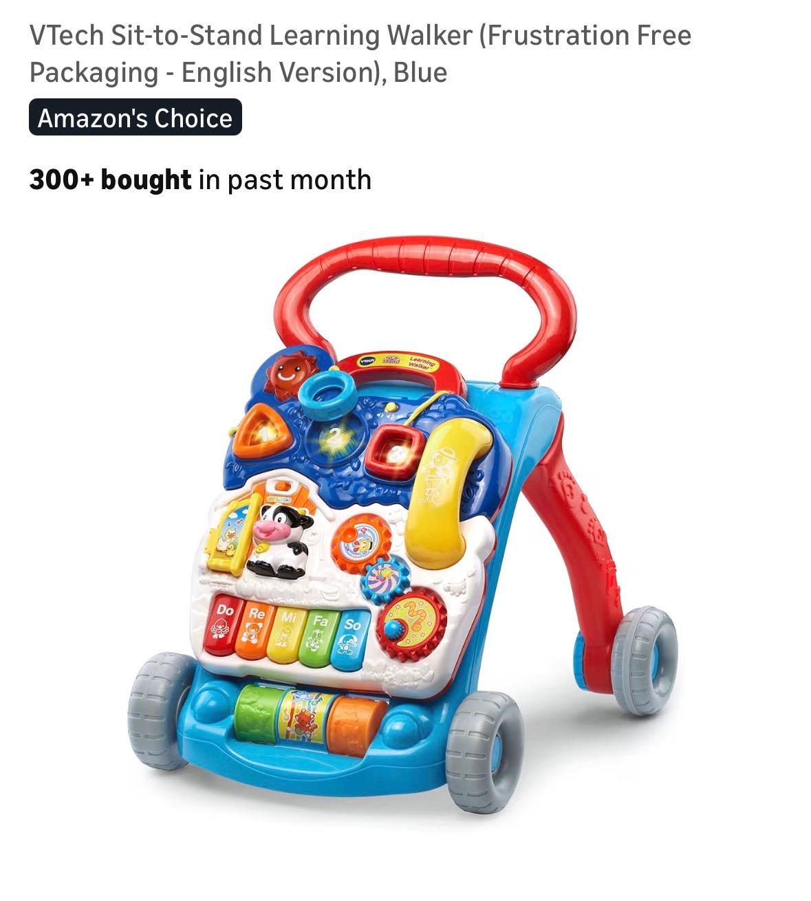 Andador Educativo VTech Sit-to-Stand — Piano y Actividades